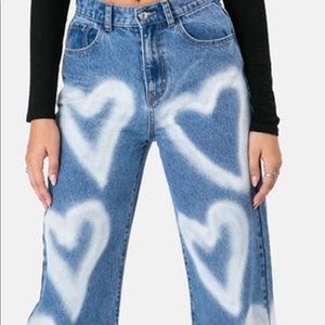 heart adika jeans